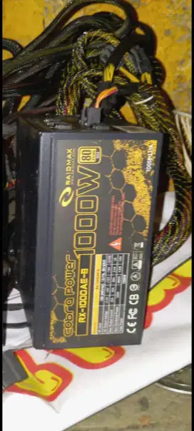 PSU Raidmax Cobra Power RX-1000AE-B 1000W 80 Plus Gold.