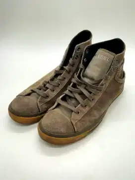 DIESEL BROWN LEATHER SUEDE