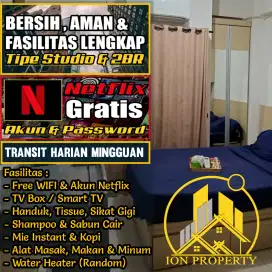 TOWER NERINE STUDIO PERJAM SEWA APARTEMEN GREEN PRAMUKA GRAND PRAMUKA