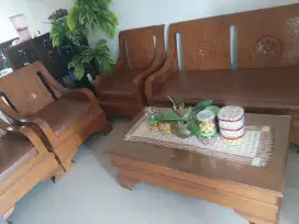 dijual kursi jati ruang tamu