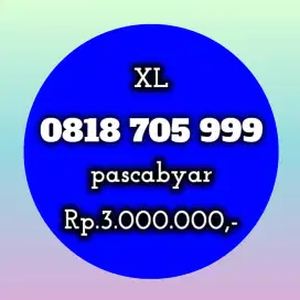 NOMOR CANTIK XL MANIS 705 999