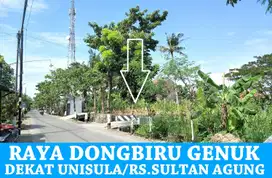 Tanah HM Raya Dongbiru Genuk dekat UNISULA/RS Sultan Agung,Kaligawe