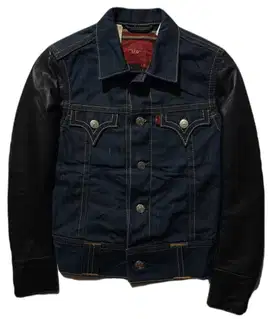 LEVIS TYPE 4 MIX LEATHER TRUCKER JACKET ICONIC