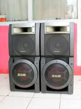speaker pasif Sony DSW bigger mulus terawat
