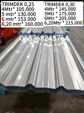 jual trimdek, spandek, hollow, canal,