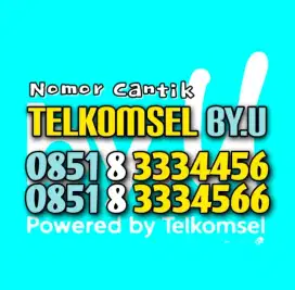 (bisa COD) Nomor CANTIK Kartu TELKOMSEL By.U HOKI RAPI 3334566 #1