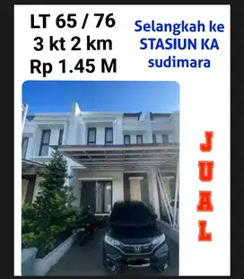 Jual rumah cluster selangkah ke stasiun kereta Sudimara dkt Bintaro