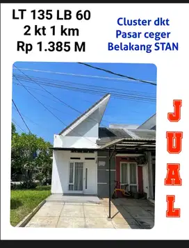 Jual rumah dkt pasar ceger Cipadu belakang stan bintaro
