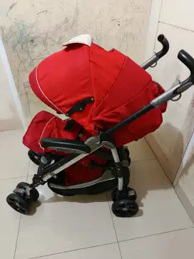 Stroller baby elle polaris red