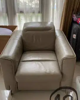 Sofa Reclining Electric Kulit Import merk Cherish headrest recline
