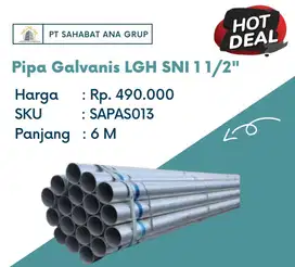 Pipa Galvanis LGH SNI 1 1/2