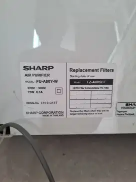 AIR PURIFIER pembersih udara sharp
