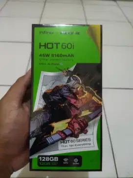 Infinix Hot 60i 6/128GB Warna Sleek Black New