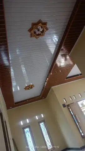 Plafon PVC, atap baja ringan, kanopi