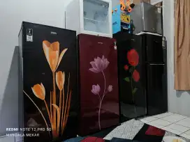 Jual kulkas satu pintu/dua pintu like new bergaransi