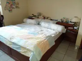 Dipan set nakas jepara antik kayu jati