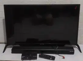 LED polytron 40 in normal + stb digital jual cepat aja silahkan