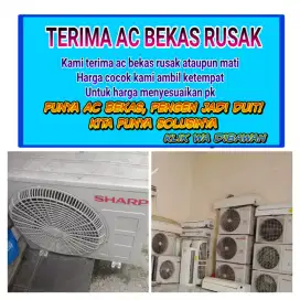 Terima AC bekas rusak