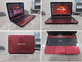 Laptop Core i7 8Cpu 8GB SSD +HDD 1TB VGA TOSHIBA Slim AJIB Garansi