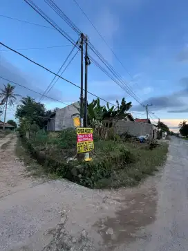 Take over tanah 5x10 pinggir jalan sertifikat