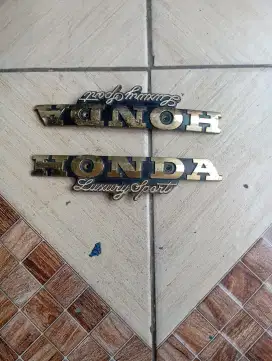 Emblem Honda gk pro bahan plat
