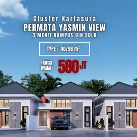 Kawasan Berkembang Barat Kota Solo, Minimalis Modern, Akses 6 Meter