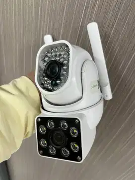 CCTV Kamera Outdoor WIFI Dual-Lens AI Human Detection 360° Rotation