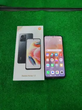 redmi note 12 ram 8/128gb lengkap mulus