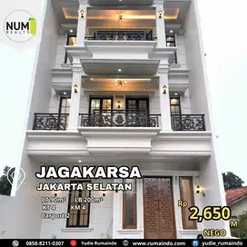 Rumah Cluster Pinggir Jalan Raya di Jagakarsa Jakarta Selatan