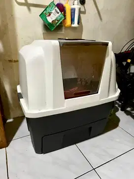 Toilet Kucing Otomatis Pet Toilet Catit Smartsift Pan- Kandang Kucing