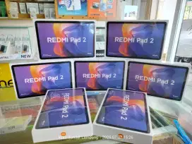 Redmi PAD 2 RAM 4/128GB,
BRG DIJAMIN SEGEL ORIGINAL,
GARANSI RESMI 1TH