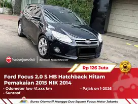 [ LOW KM ] Ford Focus 2.0 S HB Hatchback Sunroof Hitam 2014/2025