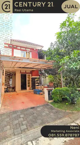 DIJUAL RUMAH 2 LANTAI DI LEGENDA WISATA CIBUBUR