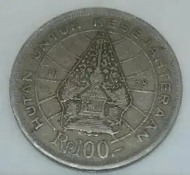 Koin Rp 100 thn 1978