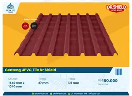 Genteng UPVC PVC Dr Shield Genteng Metal Pasir Juga Ada