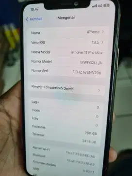 Iphone 11 pro max 256 batangan