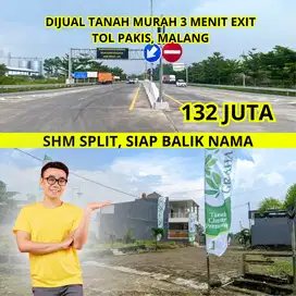 TANAH MURAH MALANG 3 MENIT EXIT TOL PAKIS