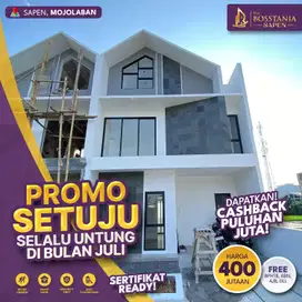 Rumah 2 Lantai Strategis Dekat Solo & Tol Palur, 580 Juta Nett