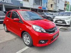 NEW HONDA BRIO E MANUAL MT 2016 MERAH