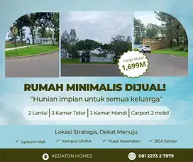 Rumah Ready Siap Huni Kedaton BSB City 2LT Harga Dibawah Pricelist