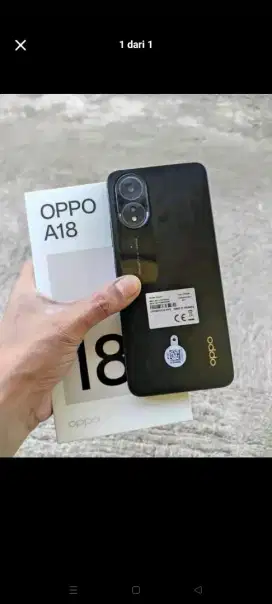 OPPO A18 RAM 4+4/128 GB BLACK