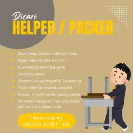 PACKER / HELPER TANGERANG