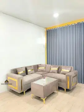 Sofa Sudut L Putus Diego Sofa Set Meja Kaca Sofa Minimalis  Jogja