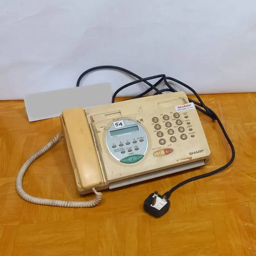 Mesin Fax Sharp UX-23 Faximile dan Telpon Second Kondisi Mesin Hidup