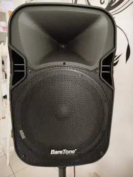 Speaker BareTone MAXI. 12 AL Like NEW 90% incl Mic 2pcs + remote+ kaki