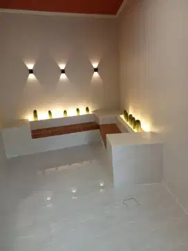 Bangku taman dan tanaman hias