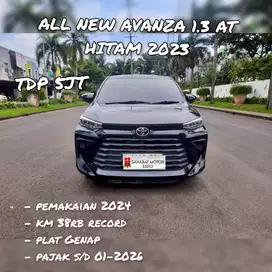 TDP 5JT pemakaian 2024 Toyota AVANZA 1.3 E AT 2023 HITAM