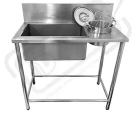 Meja Dusting / Penepungan Ayam Goreng Fried Chicken Stainless Steel