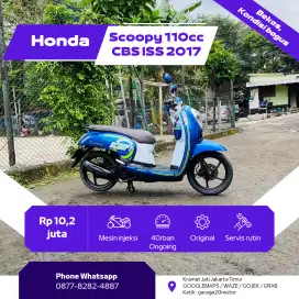 Honda Scoopy 110cc CBS ISS Pgm_Fi Tahun 2017 Pajak Off