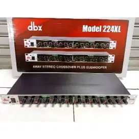 crossover dbx 224xl 4way + subwoofer crossover 224xl